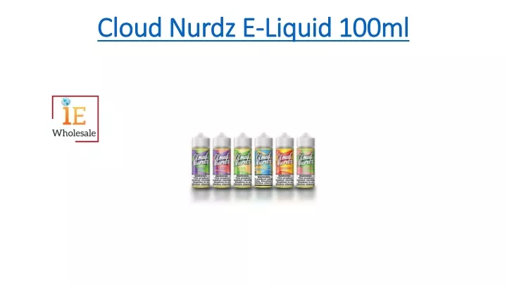 cloud nurdz e liquid 100ml