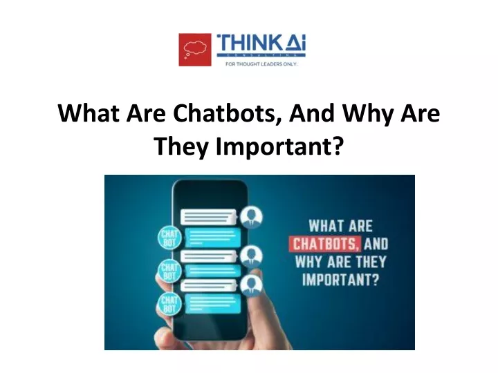 what are chatbots and why are they important