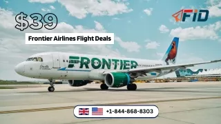Frontier Airlines Flight Deals at $39