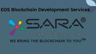 eos blockchain development services