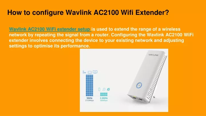 how to configure wavlink ac2100 wifi extender