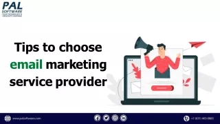 tips to choose e m a i l m a r k e t i n g service provider
