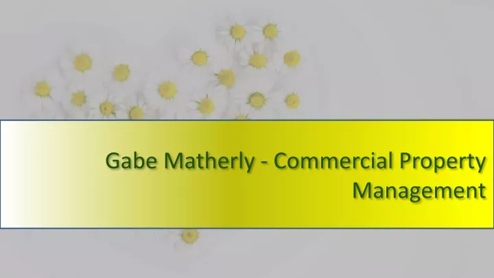 gabe matherly commercial property management