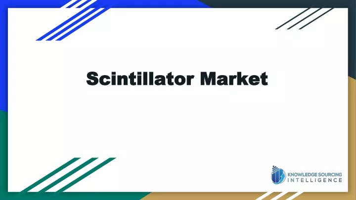 scintillator market scintillator market