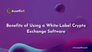 benefits of using a white label crypto exchange
