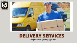List of Delivery Services in UAE