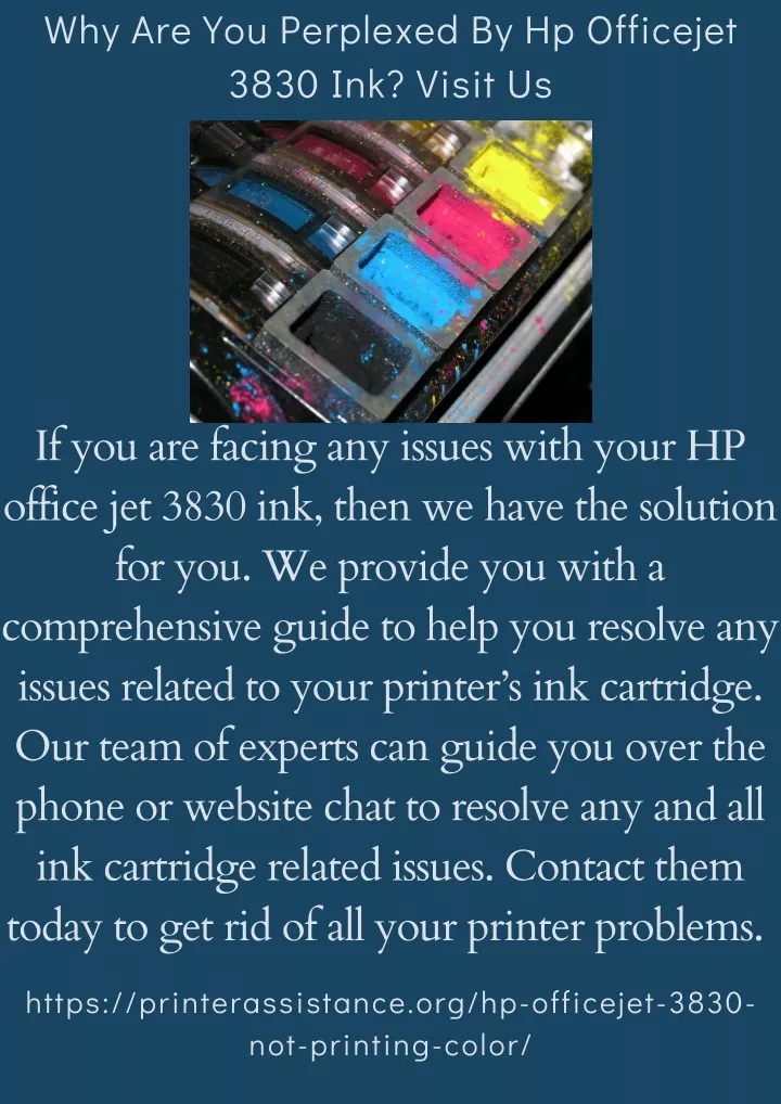 why are you perplexed by hp officejet 3830