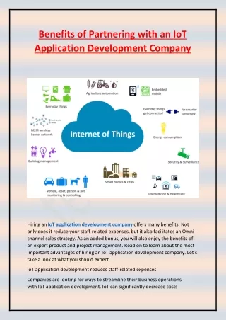 benefits of partnering with an iot application