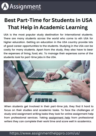 Best Part-Time for Students in USA That Help in Academic Learning