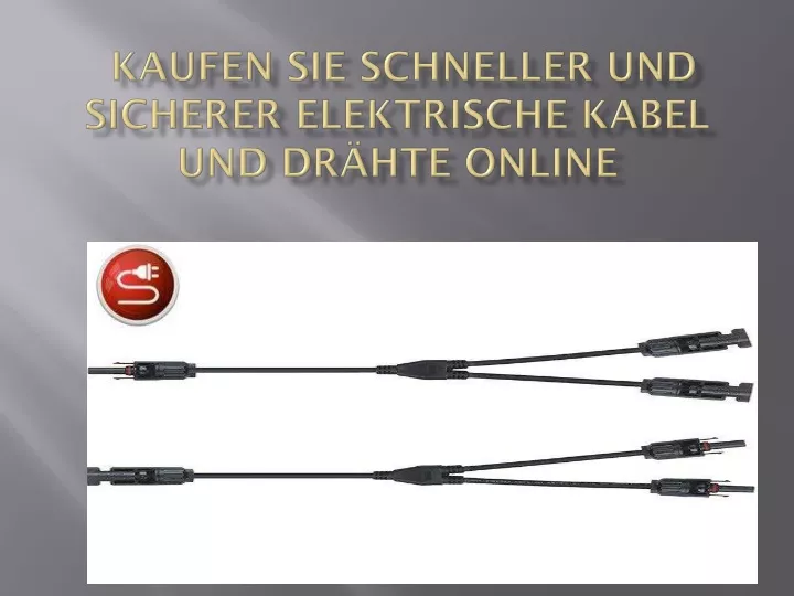 kaufen sie schneller und sicherer elektrische kabel und dr hte online