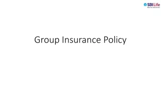group insurance policy