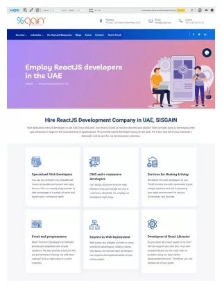 hire reactjs development