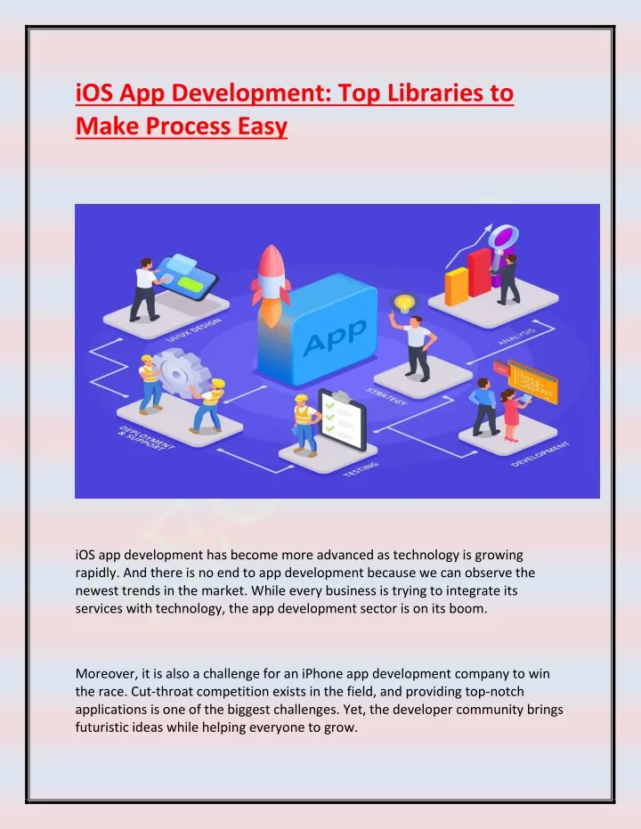 ios app development top libraries to make process