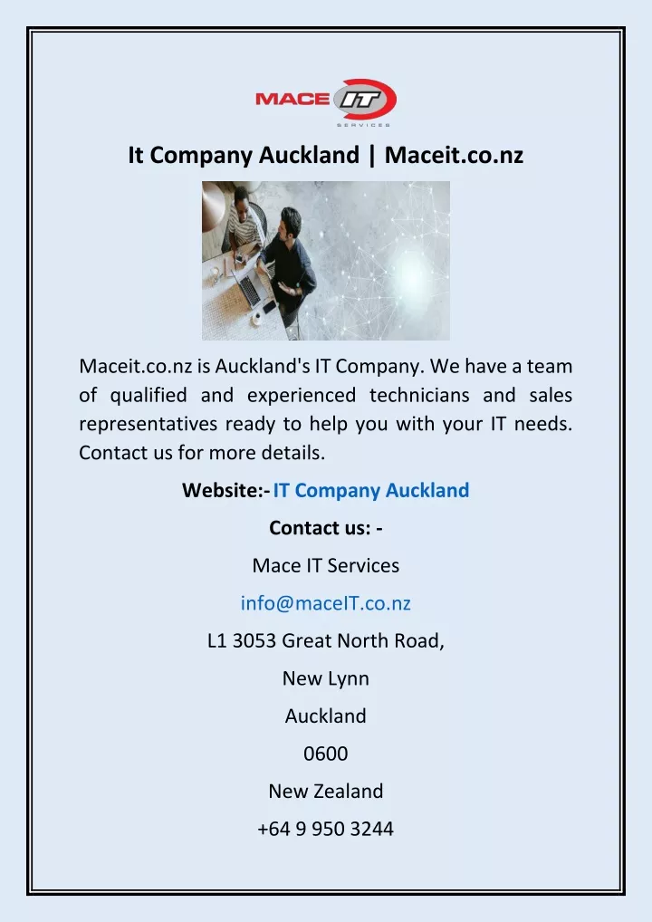 it company auckland maceit co nz