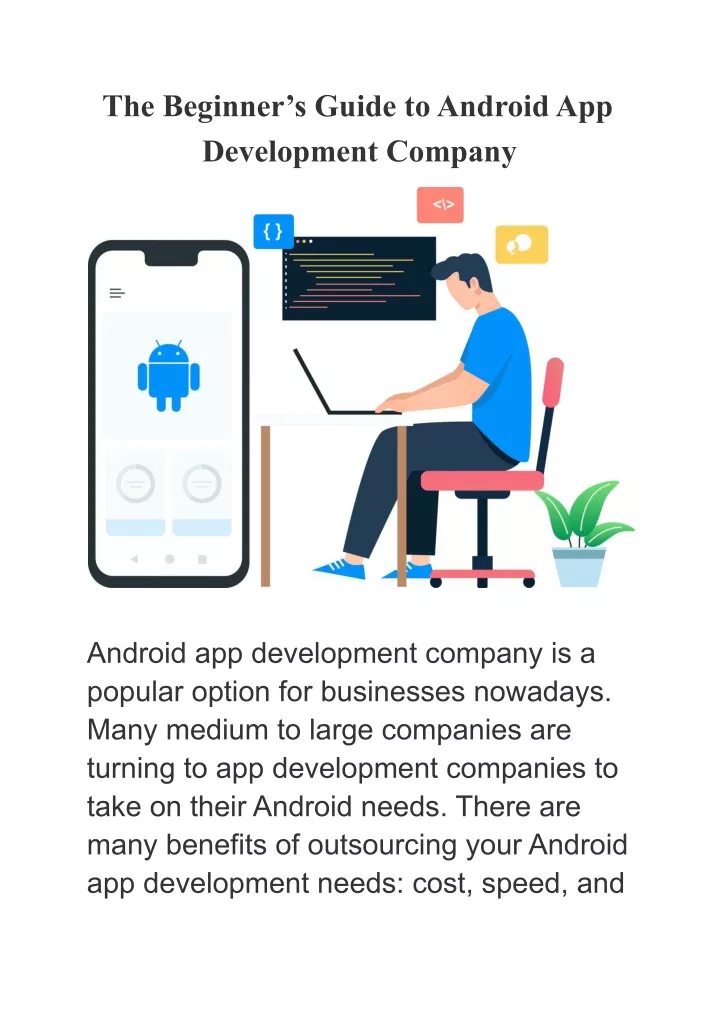 the beginner s guide to android app development