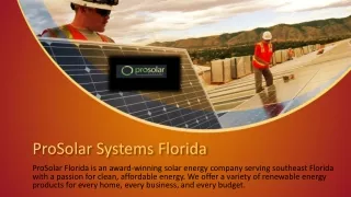 Solar Energy Florida