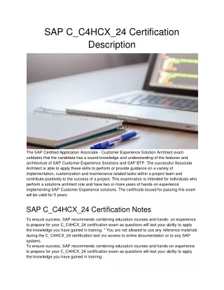 sap c c4hcx 24 certification description