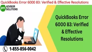 quickbooks error 6000 83 verified effective resolutions