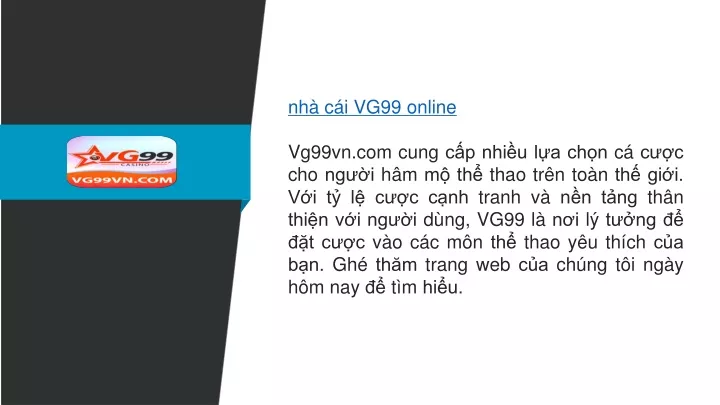 nh c i vg99 online vg99vn com cung