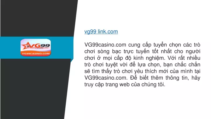 vg99 link com vg99casino com cung