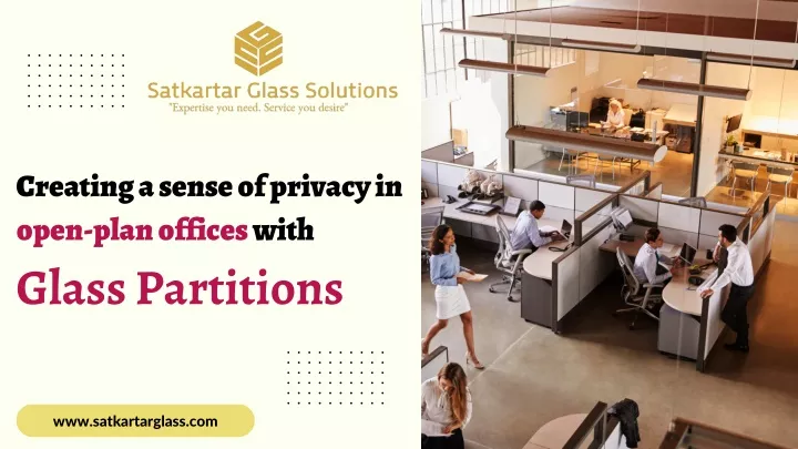 creating a sense of privacy in open plan offices