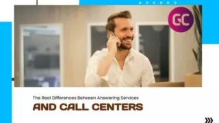 Are you curious about the differences between answering services and call centers - GetCallers