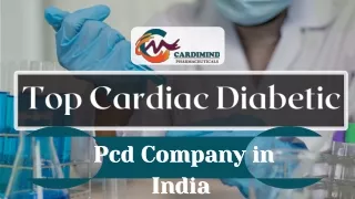 Top cardaic diabetic pcd pharma company in India - cardimind Pharmaceuticals
