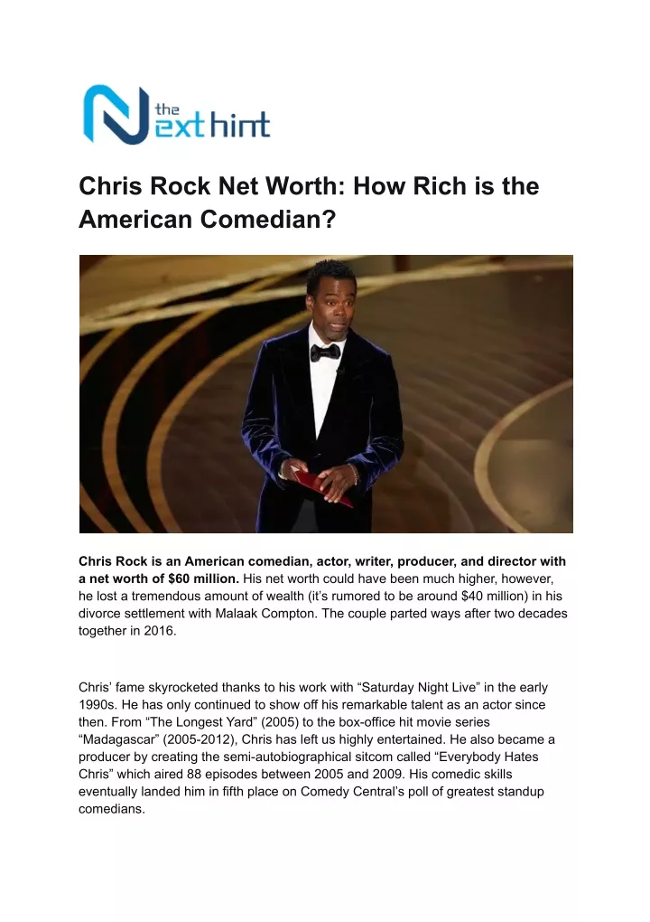 chris rock net worth how rich is the american