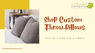 shop custom throw pillows