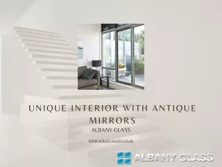 Unique Interiors Using Antique Mirrors