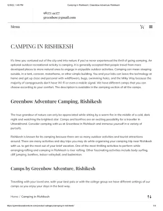 Adventure activities in Rishikesh