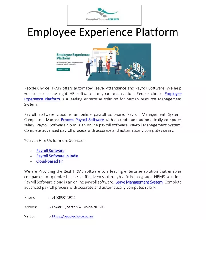 employee experience platform