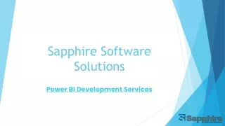 sapphire software solutions