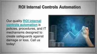 roi internal controls automation
