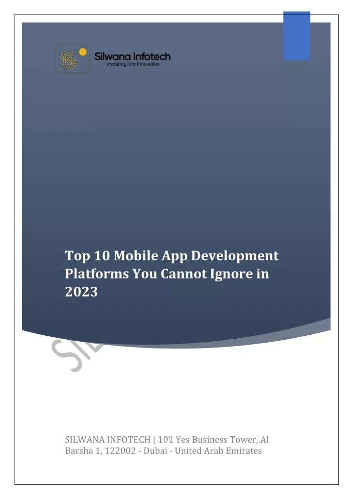 top 10 mobile app development platforms