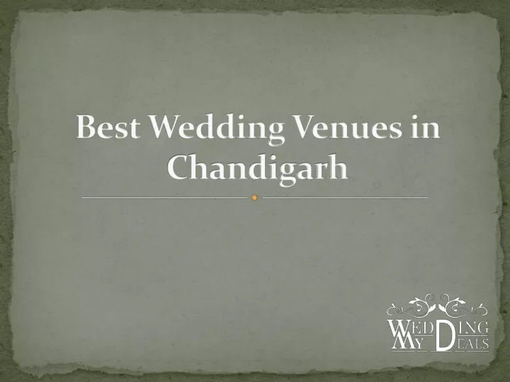 best wedding venues in chandigarh