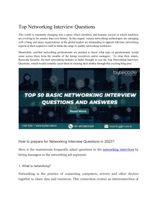 Top-Networking-Interview-Questions