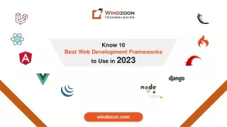 10 Popular Web Application Development Frameworks to Build Great Web Apps