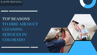 Top Reasons to Hire Air Duct Cleaning Services in Colorado