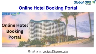 Online Hotel Booking Portal