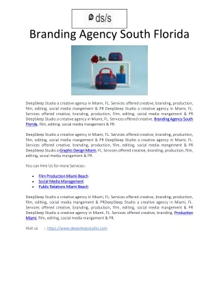 Branding Agency South Florida