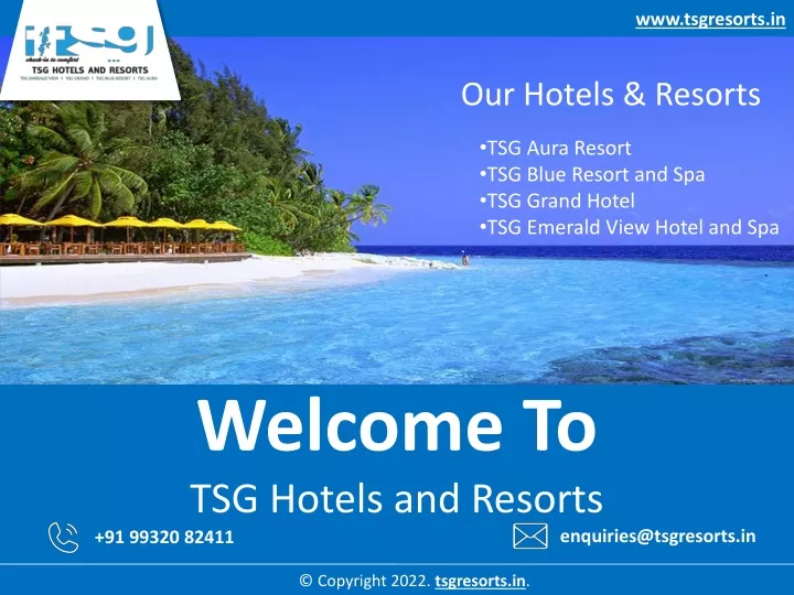 www tsgresorts in