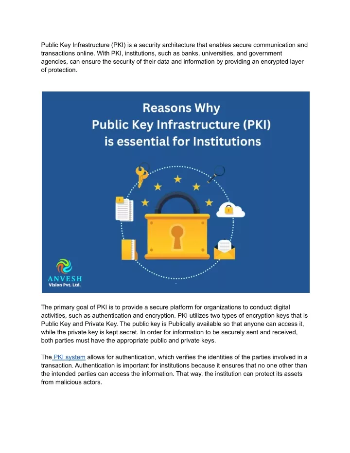 PPT - Reasons Why PKI Is Important For Institutions PowerPoint ...