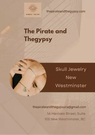 Shop For the Latest Design Skull Jewelry New Westminster