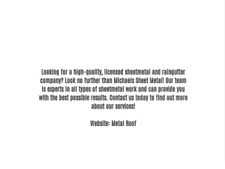 looking for a high quality licensed sheetmetal