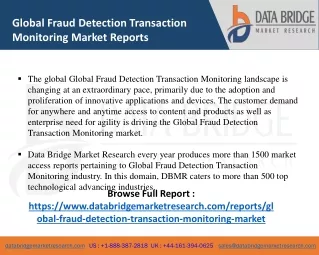 global fraud detection transaction monitoring