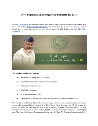 Civil Supplies Ensuring Food Security By TDP (12)