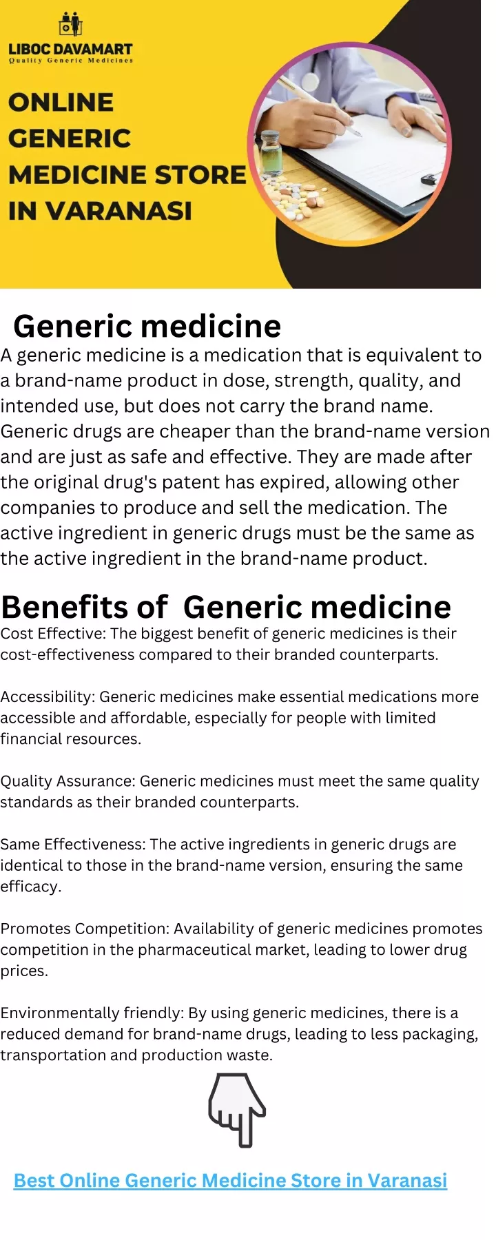 generic medicine