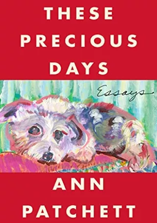 Ebook (download) These Precious Days: Essays