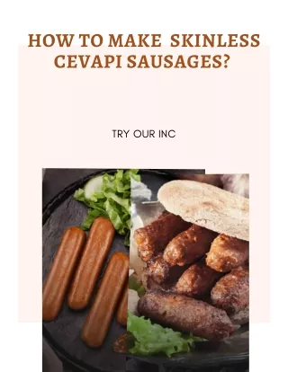 How To Make Skinless Cevapi Sausages? Easy Recipe